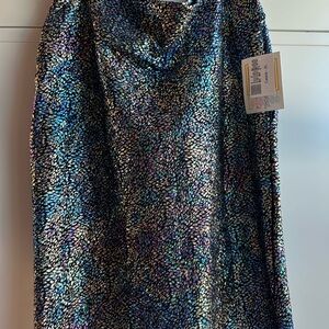 LuLaRoe Iridescent multi color Midi Skirt